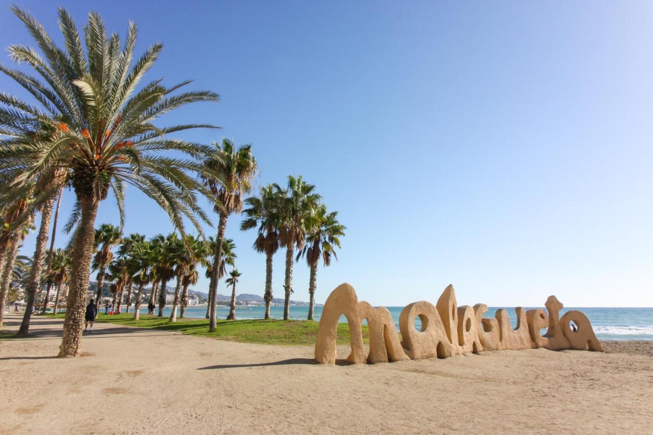 Malaga Center Flat Beach & Terrace Málaga Exterior foto
