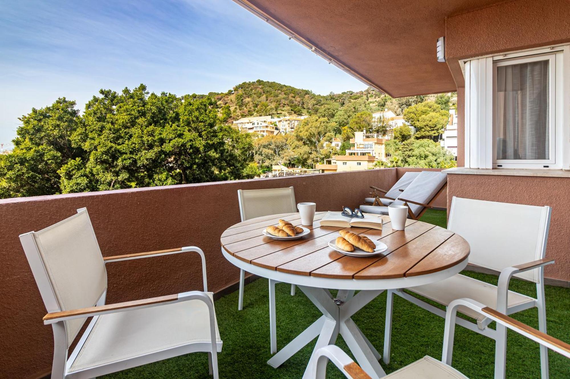 Malaga Center Flat Beach & Terrace Málaga Exterior foto